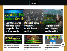 Tablet Screenshot of paginaspara.net